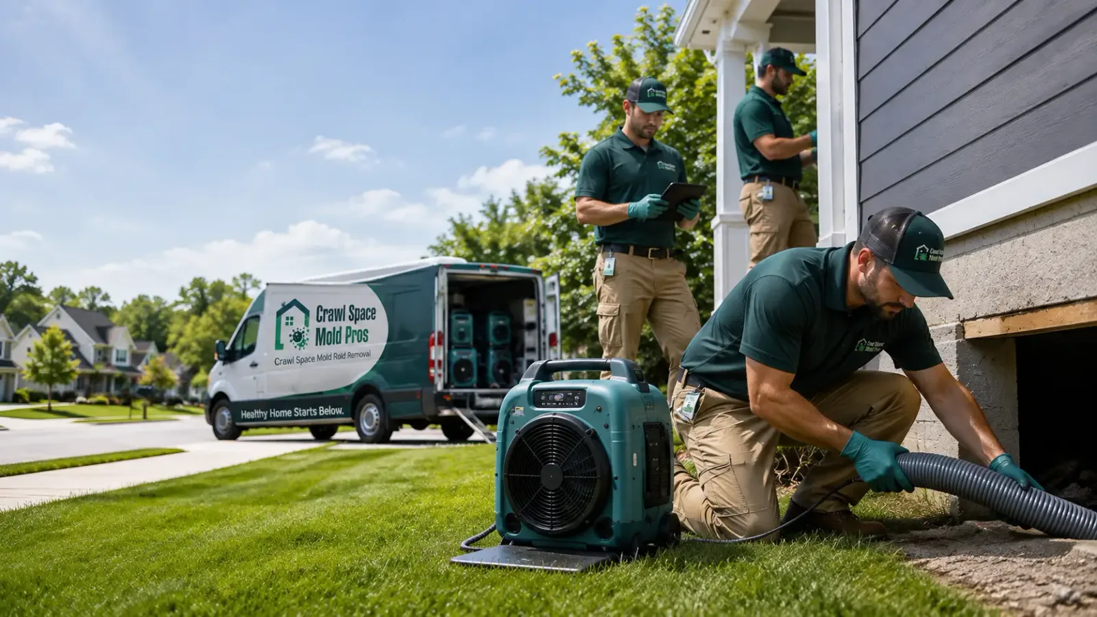 Crawl Space Mold Removal in Oxford, KS